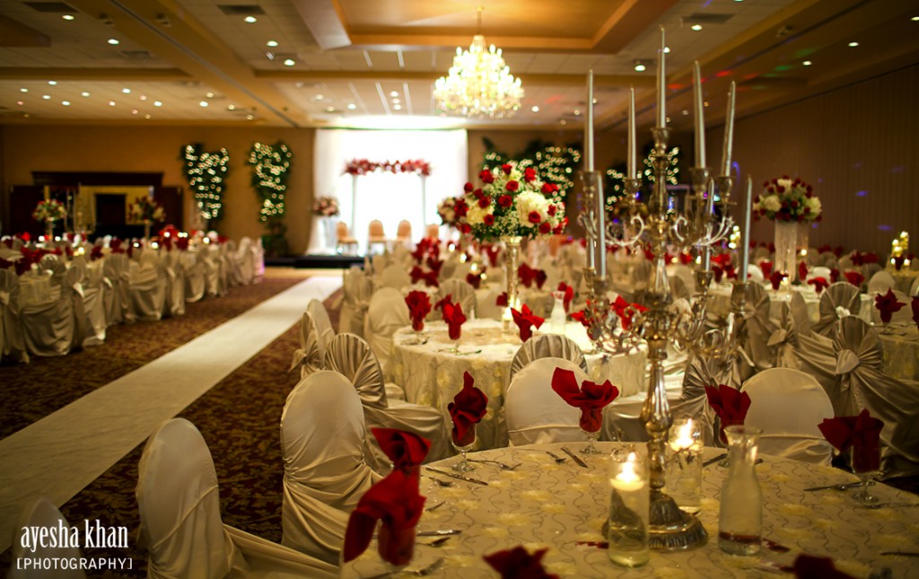 The silver candleabra as centerpiece at Sana and Shahzeb's rukhsati wedding reception. Floral and Decor by Sawsan Alwazzan. Photography by Ayesha Khan - The Muslim Bride The silver candleabra as centerpiece at Sana and Shahzebs rukhsati wedding reception The Muslim Bride 1024x645 The Muslim Bride Special Wedding Feature: Sana and Shahzebs Wedding Reception